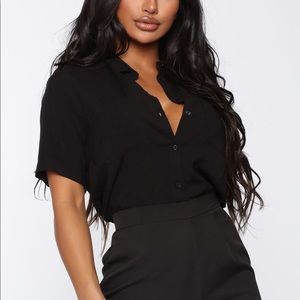 Black Button Up